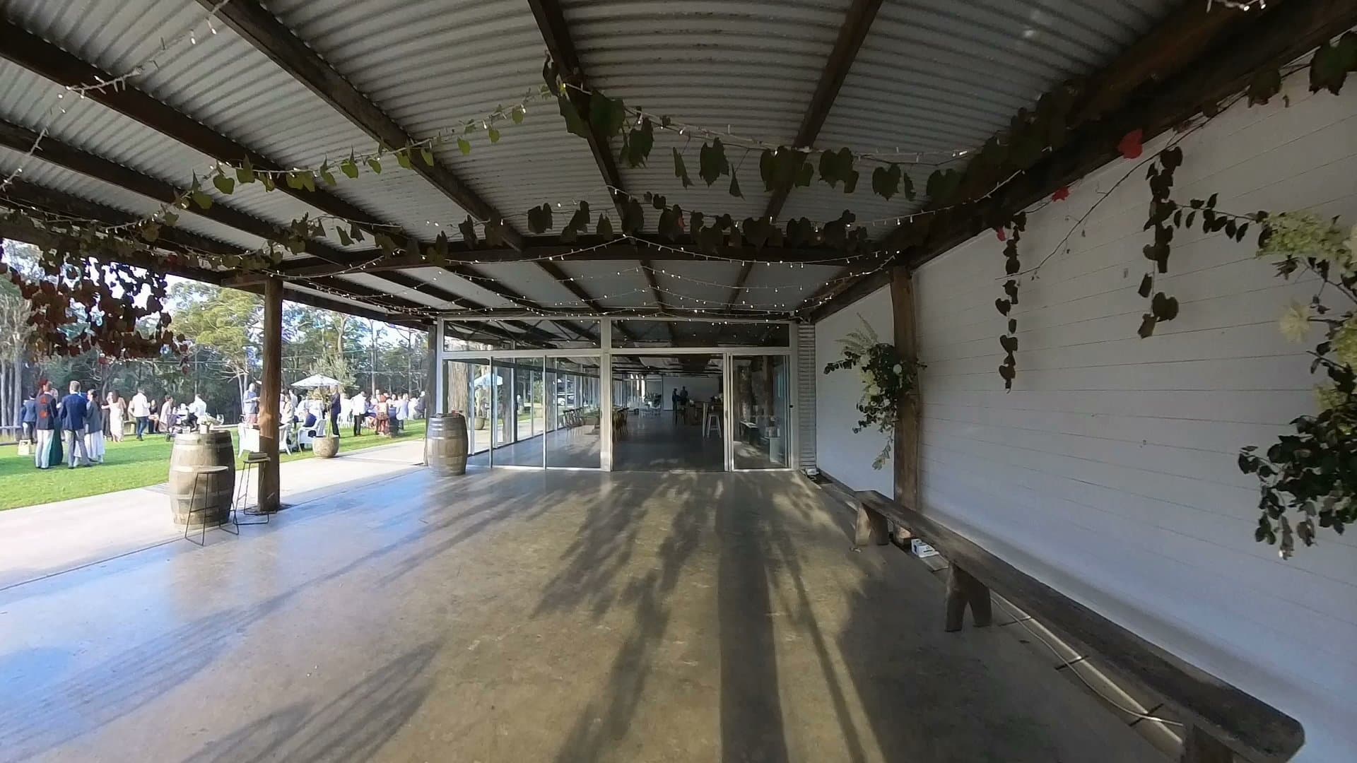 Wedding DJ setup at Worrowing Jervis Bay