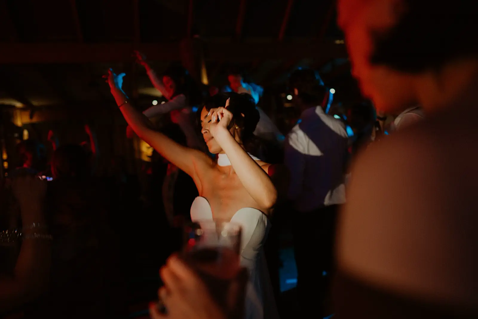 Guests dancing at a Greyleigh wedding in Kiama
